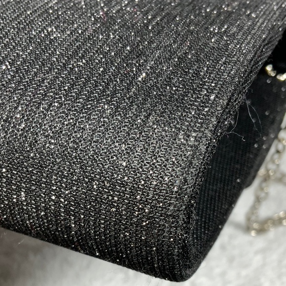 NWOT - Lulu Townsend Black Evening Bag Clutch - Picture 11 of 12